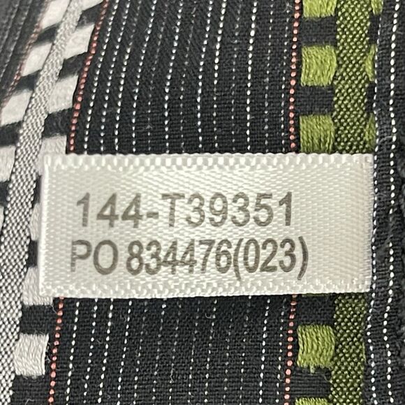 Tommy Bahama Shirt Mens Large Green Long Sleeve Striped Button Up Casual Cotton - Picture 11 of 13